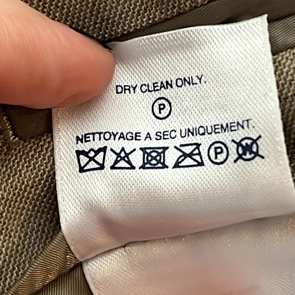 NWT Lands End Khaki Comfort Year’rounder Tailored Suit Jacket Size 40L Long - Picture 8 of 11